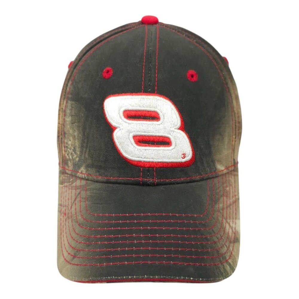 Chase Authentics Team Realtree Dale Jr 8 NASCAR Camo Strapback Cap Hat Trucker